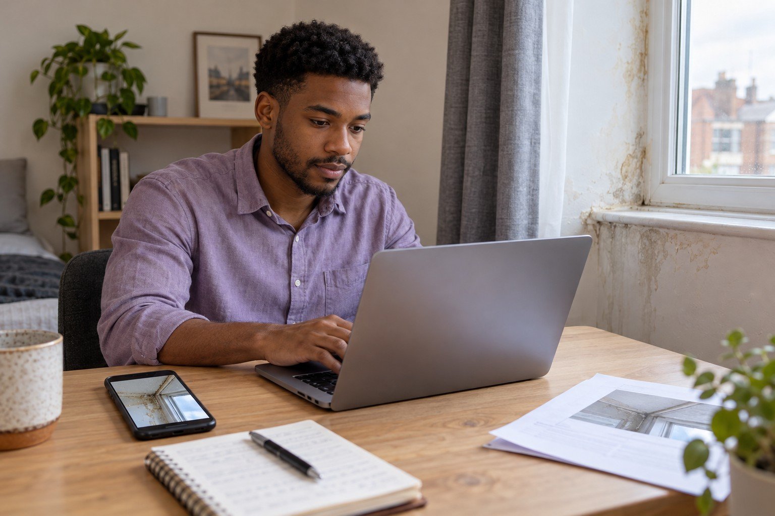 Private renting support on a phone